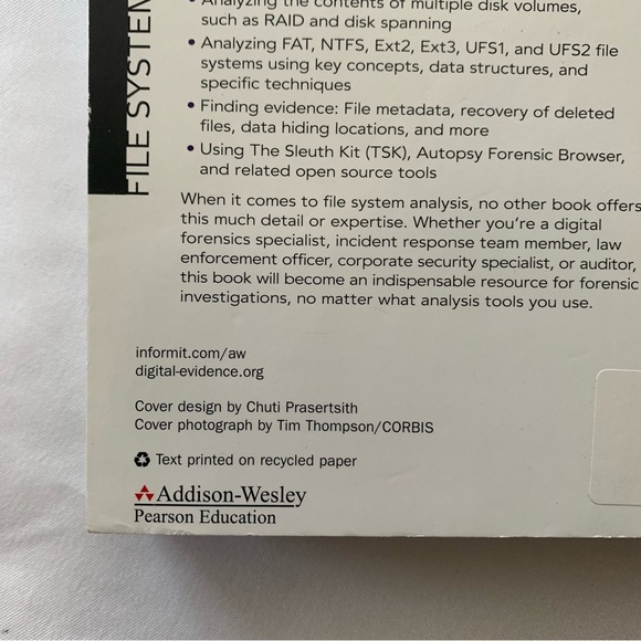 File system forensic analysis book - Picture 10 of 11